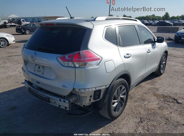 KNMAT2MT1GP713745 2016 NISSAN ROGUE Silver Tył prawy