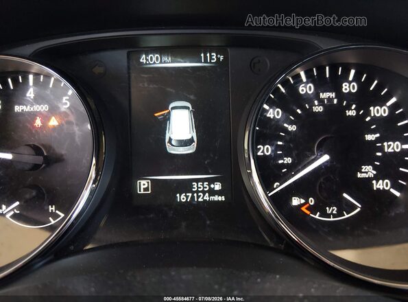 KNMAT2MT1HP509397 2017 NISSAN ROGUE Blue Հետևի նստատեղերի տեսք
