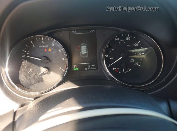 KNMAT2MT1HP574833 2017 NISSAN ROGUE Gray Սարքավորումների վահանակի տեսք