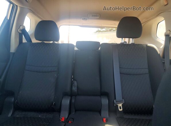 KNMAT2MT1HP574833 2017 NISSAN ROGUE Gray Հետևի նստատեղերի տեսք