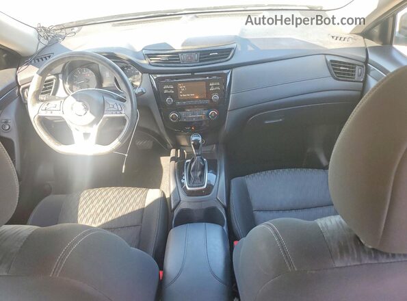 KNMAT2MT1HP574833 2017 NISSAN ROGUE Gray Առջևի վահանակի տեսք