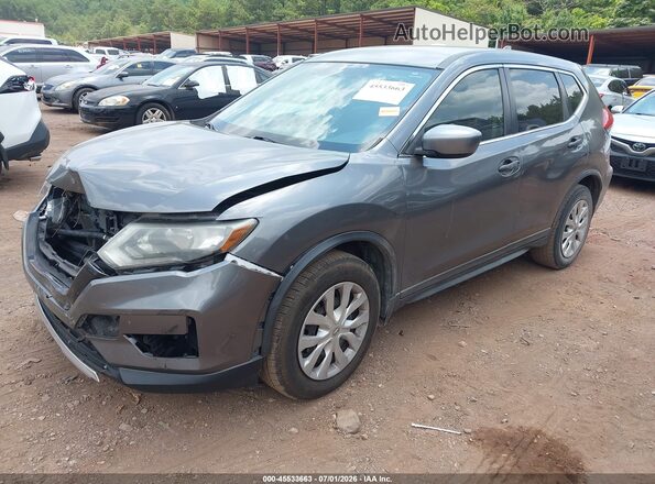 KNMAT2MT1HP592586 2017 NISSAN ROGUE Черный Передняя левая четверть