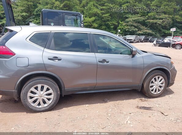KNMAT2MT1HP592586 2017 NISSAN ROGUE Черный Вид задней части салона