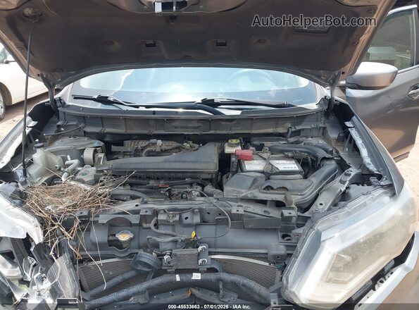 KNMAT2MT1HP592586 2017 NISSAN ROGUE Черный Вид сзади