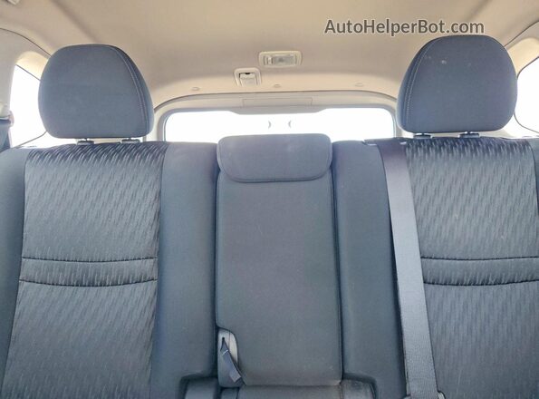 KNMAT2MT1HP608589 2017 NISSAN ROGUE Charcoal უკანა სავარძლების ხედი