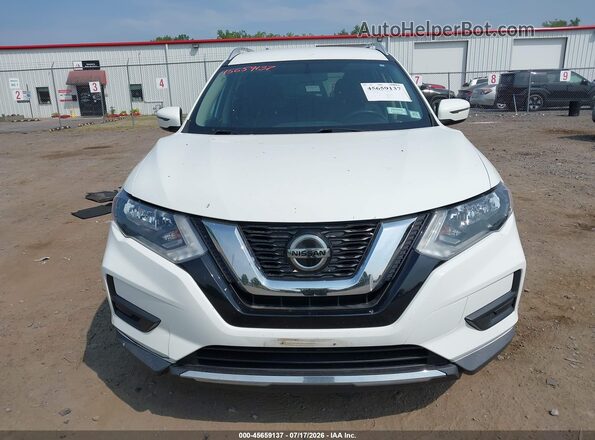 KNMAT2MT1JP575079 2018 NISSAN ROGUE White Instrument cluster view