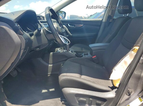 KNMAT2MT1KP501517 2019 NISSAN ROGUE Silver Widok wnętrza z przodu