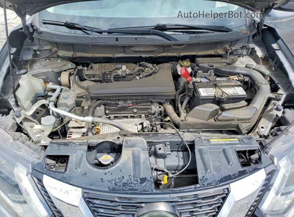 KNMAT2MT1KP501517 2019 NISSAN ROGUE Silver Widok komory silnika