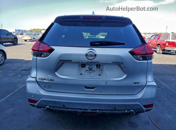 KNMAT2MT1KP531181 2019 NISSAN ROGUE Silver Вид ззаду