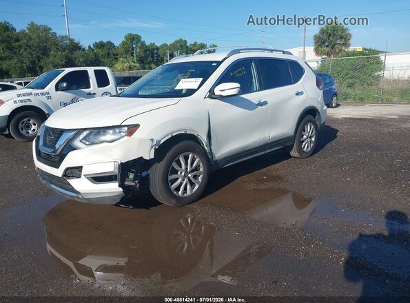 KNMAT2MT1KP550216 2019 NISSAN ROGUE White Առջևի ձախ երեք քառորդ տեսարան