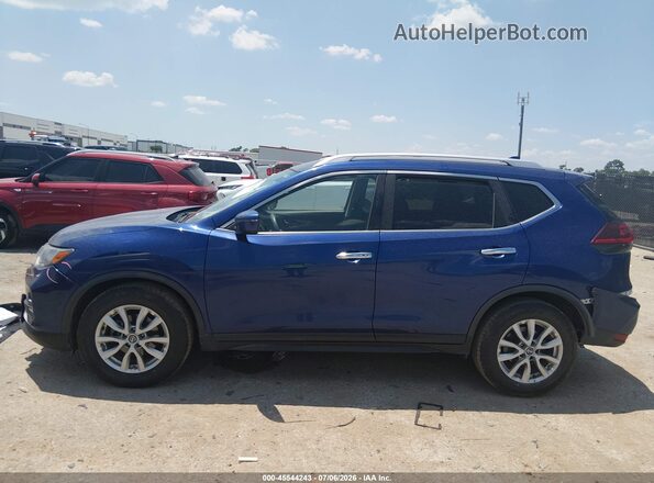 KNMAT2MT1LP508887 2020 NISSAN ROGUE Blue Widok wnętrza z tyłu