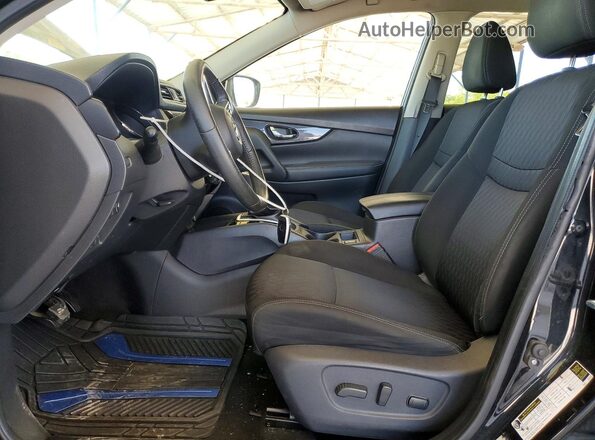 KNMAT2MT1LP521915 2020 NISSAN ROGUE Black წინა სალონის ხედი