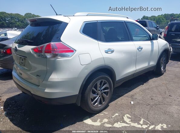KNMAT2MT2GP605652 2016 NISSAN ROGUE White უკანა მარჯვენა