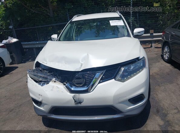 KNMAT2MT2GP605652 2016 NISSAN ROGUE White ხელსაწყოთა პანელის ხედი