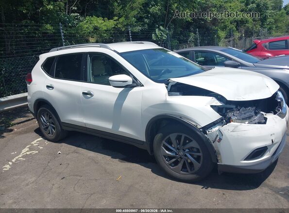 KNMAT2MT2GP605652 2016 NISSAN ROGUE White უკანა სალონის ხედი