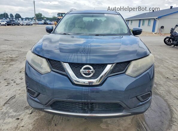 KNMAT2MT2GP657010 2016 NISSAN ROGUE Синий Вид спереди