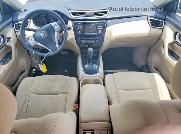 KNMAT2MT2GP657010 2016 NISSAN ROGUE Синий Вид панели приборов