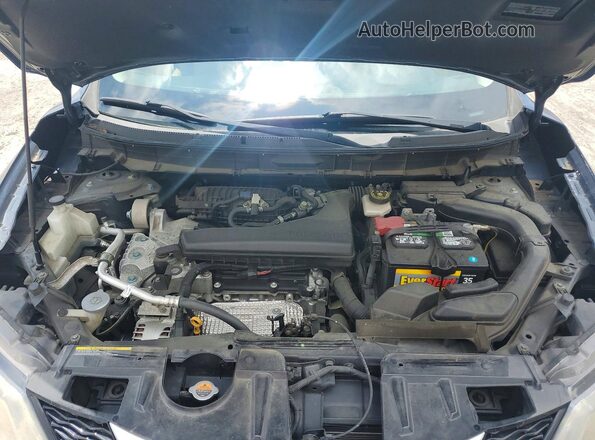 KNMAT2MT2GP657010 2016 NISSAN ROGUE Синий Вид подкапотного пространства