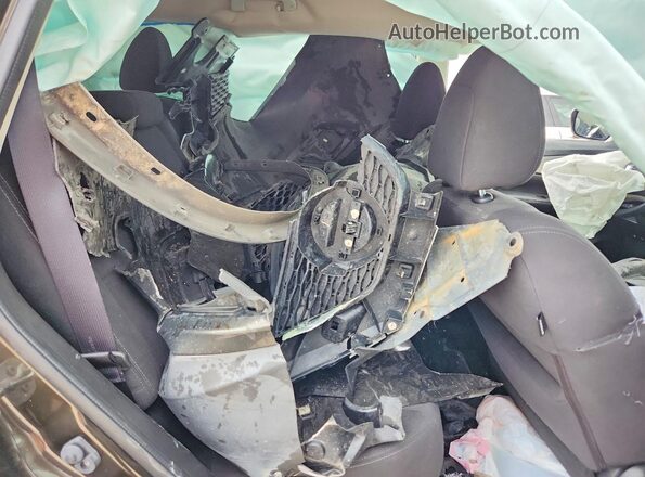 KNMAT2MT2GP667634 2016 NISSAN ROGUE Gray უკანა სალონის ხედი