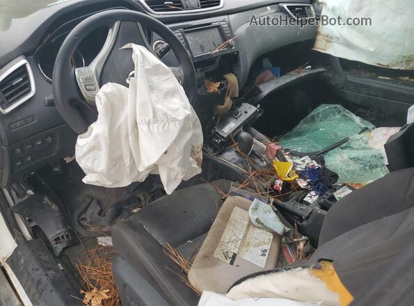 KNMAT2MT2GP680092 2016 NISSAN ROGUE White Առջևի վահանակի տեսք