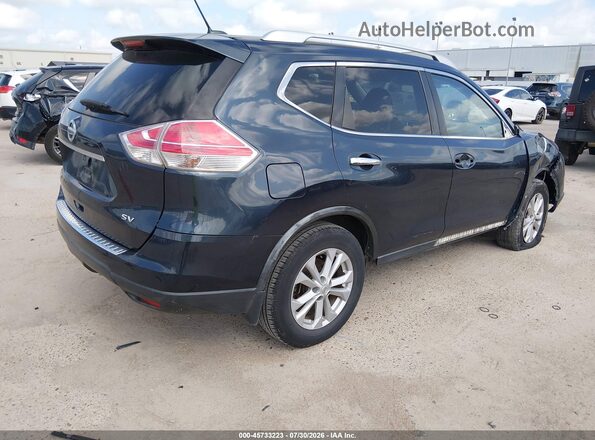 KNMAT2MT2GP687012 2016 NISSAN ROGUE Blue Trasero derecho