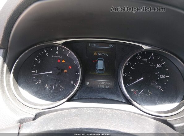 KNMAT2MT2GP687012 2016 NISSAN ROGUE Blue Vista de los asientos traseros