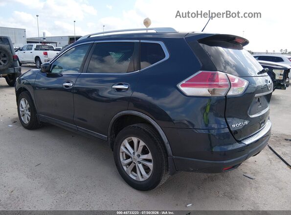 KNMAT2MT2GP687012 2016 NISSAN ROGUE Blue Trasero izquierdo