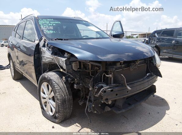 KNMAT2MT2GP687012 2016 NISSAN ROGUE Blue Vista frontal