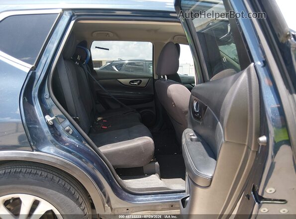 KNMAT2MT2GP687012 2016 NISSAN ROGUE Blue Vista de la etiqueta del VIN