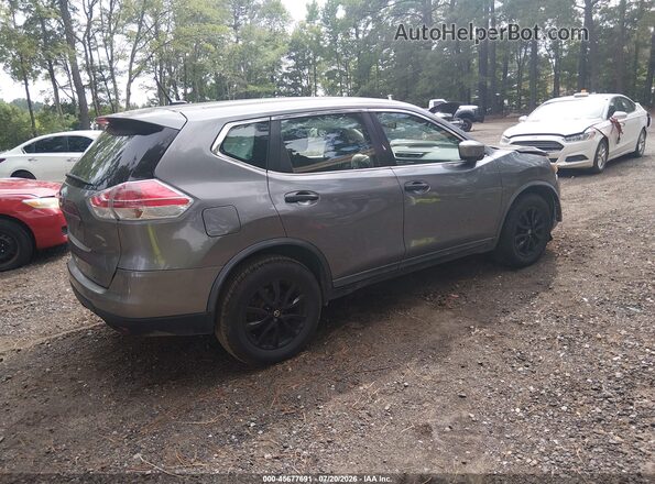 KNMAT2MT2GP701703 2016 NISSAN ROGUE Gray უკანა მარჯვენა