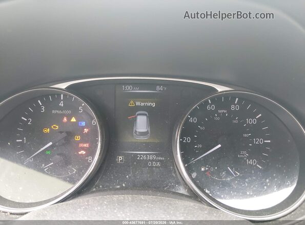 KNMAT2MT2GP701703 2016 NISSAN ROGUE Gray უკანა სავარძლების ხედი