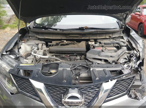 KNMAT2MT2GP701703 2016 NISSAN ROGUE Gray უკანა ხედი