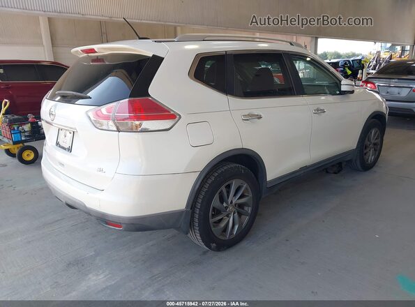 KNMAT2MT2GP704620 2016 NISSAN ROGUE Белый Задняя правая четверть
