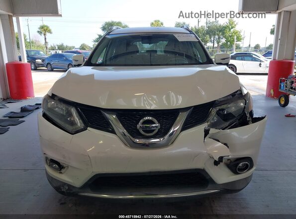 KNMAT2MT2GP704620 2016 NISSAN ROGUE Белый Вид задней части салона