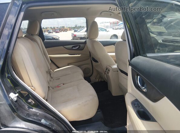 KNMAT2MT2GP710546 2016 NISSAN ROGUE Black Widok naklejki z numerem VIN