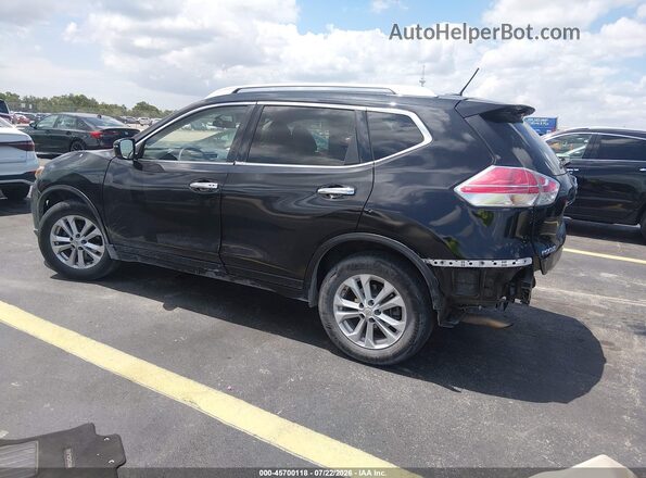KNMAT2MT2GP710546 2016 NISSAN ROGUE Black Tył lewy
