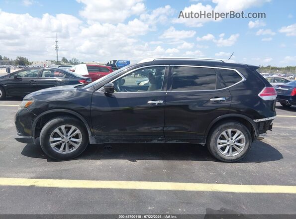 KNMAT2MT2GP710546 2016 NISSAN ROGUE Black Widok wnętrza 360 stopni