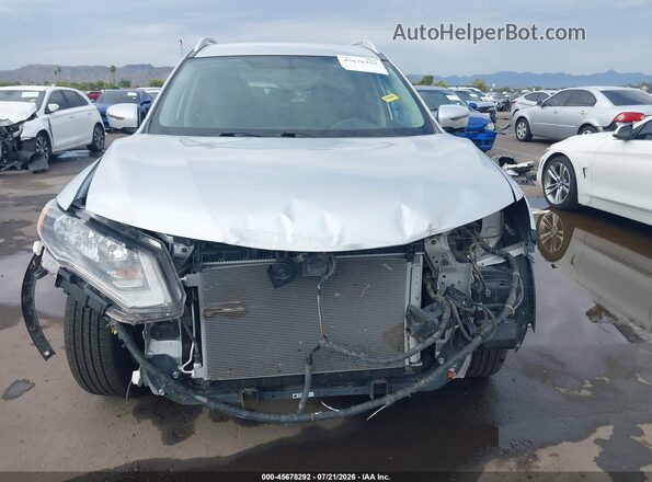 KNMAT2MT2HP514141 2017 NISSAN ROGUE Silver Widok zestawu wskaźników