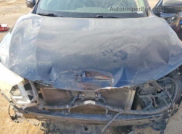 KNMAT2MT2HP575585 2017 NISSAN ROGUE Black Vista del compartimento del motor