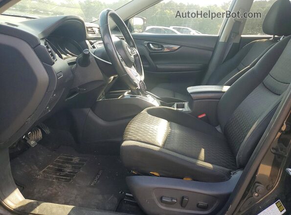 KNMAT2MT2HP575585 2017 NISSAN ROGUE Black Vista interior delantera
