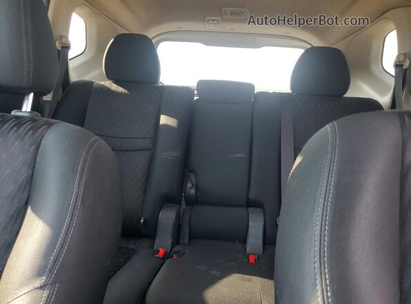 KNMAT2MT2HP575585 2017 NISSAN ROGUE Black Vista de los asientos traseros