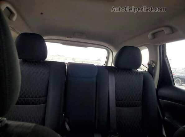 KNMAT2MT2HP580947 2017 NISSAN ROGUE Black Вид задніх сидінь