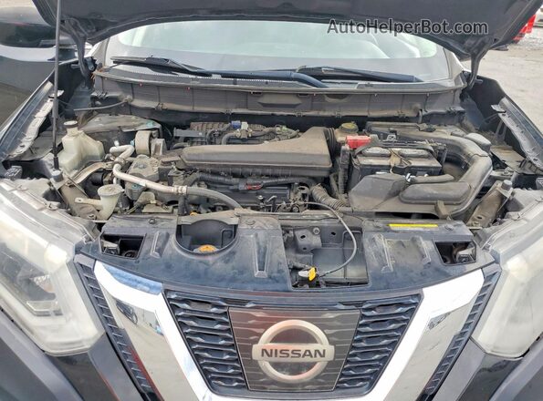 KNMAT2MT2HP580947 2017 NISSAN ROGUE Black Вид підкапотного простору