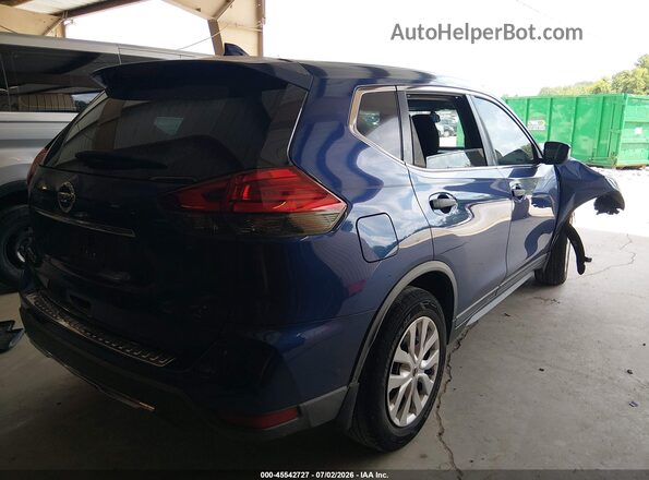 KNMAT2MT2HP598512 2017 NISSAN ROGUE Blue Tył prawy