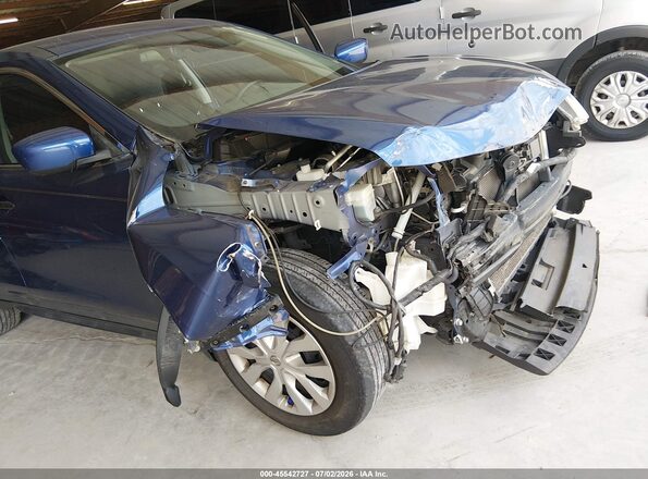 KNMAT2MT2HP598512 2017 NISSAN ROGUE Blue Widok z przodu