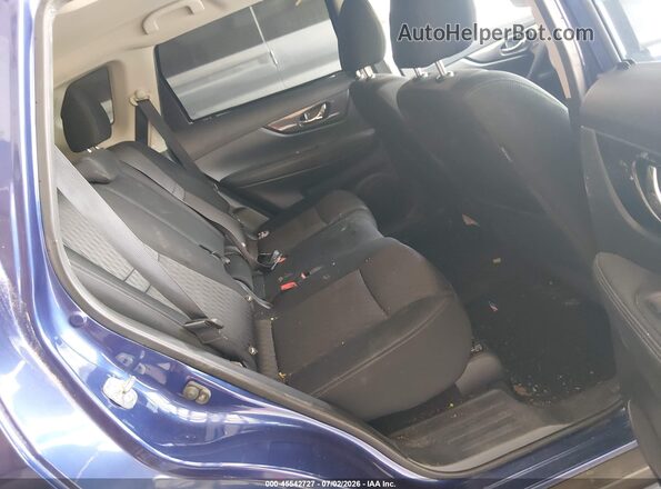 KNMAT2MT2HP598512 2017 NISSAN ROGUE Blue Widok naklejki z numerem VIN