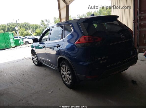 KNMAT2MT2HP598512 2017 NISSAN ROGUE Blue Tył lewy