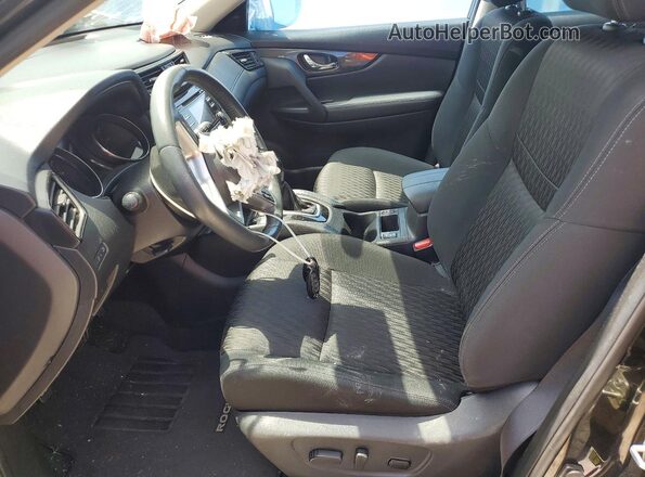 KNMAT2MT2HP619469 2017 NISSAN ROGUE Black Vista interior delantera