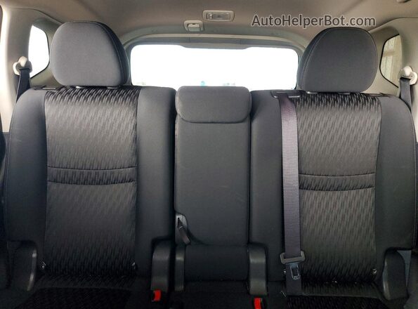 KNMAT2MT2HP619469 2017 NISSAN ROGUE Black Vista de los asientos traseros
