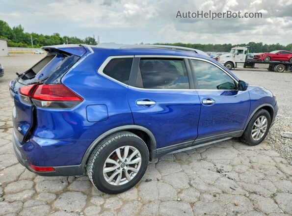 KNMAT2MT2JP507390 2018 NISSAN ROGUE Blue Rear right